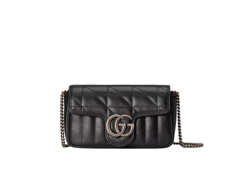 gucci marmont black silver hardware|Gucci Marmont black hardware.